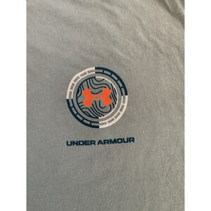 Under Armour Men's Loose Fit Double Graphic Short Sleeve T-Shirt XXL Greenish